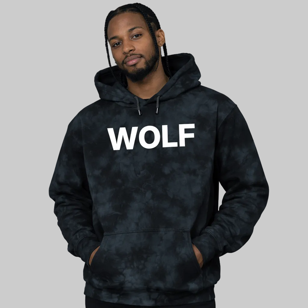 SHEEPS Wolf Tye- Die Hoodie (Black)