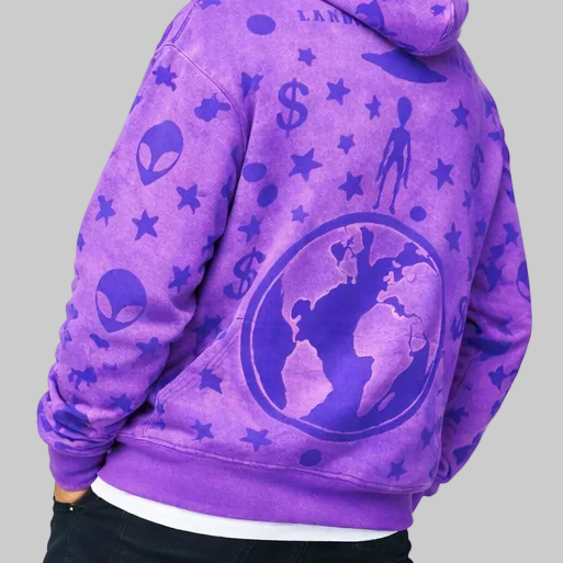 Handmade Landing on Business Hoodie (Grape)