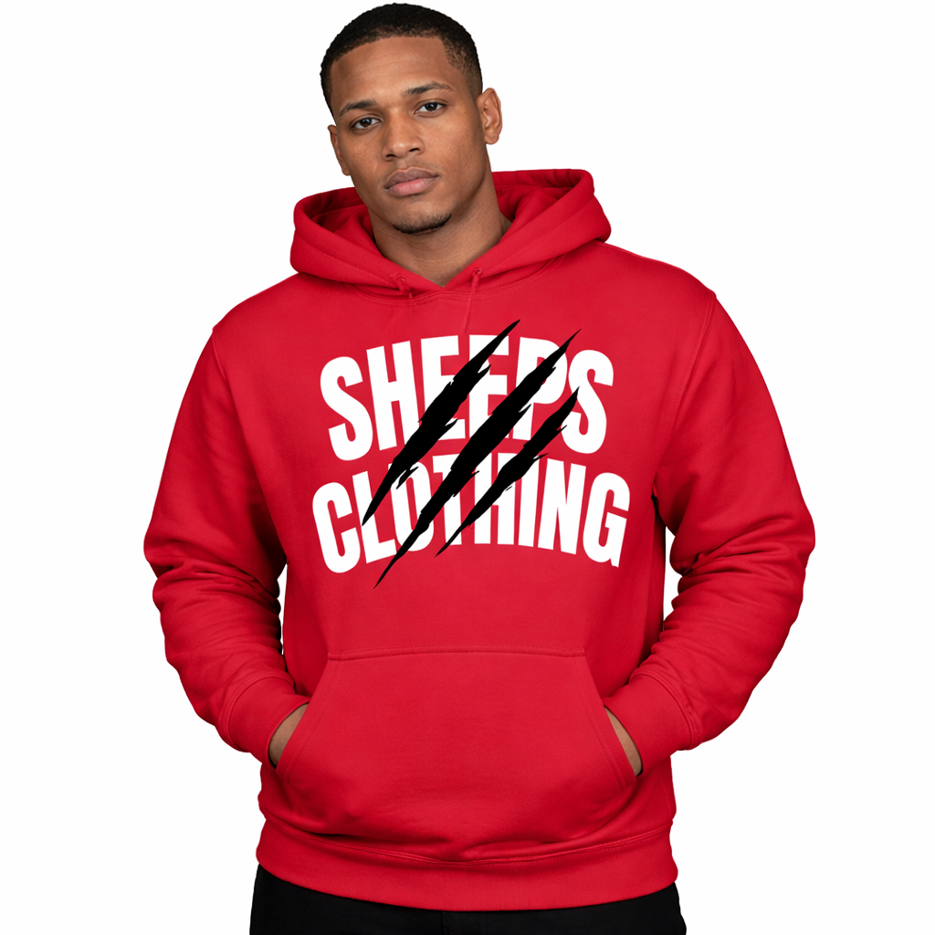 SHEEPS CLOTHING™ CLAW MARK HOODIE (Red)
